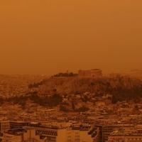 Video / Oblaci saharskog pijeska i prašine prekrili Atinu
