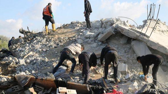 Snimci ruševina iz Rafaha - Avaz