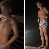 Video / Tinejdžer se polio benzinom, zapalio i skočio u rijeku