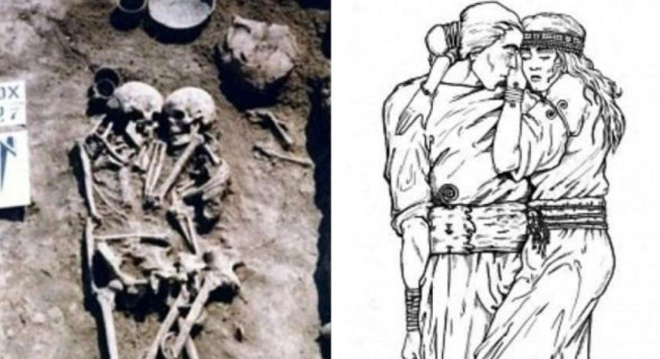 Ljubavni zagrljaj dug 3.000 godina: Popila otrov i legla pored svog mrtvog partnera