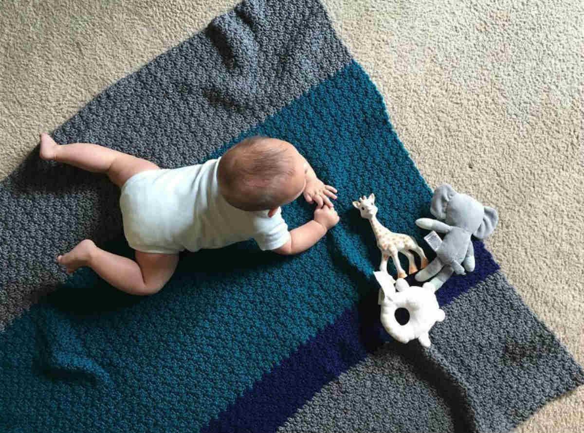 Važno je da beba provodi dovoljno vremena na podu