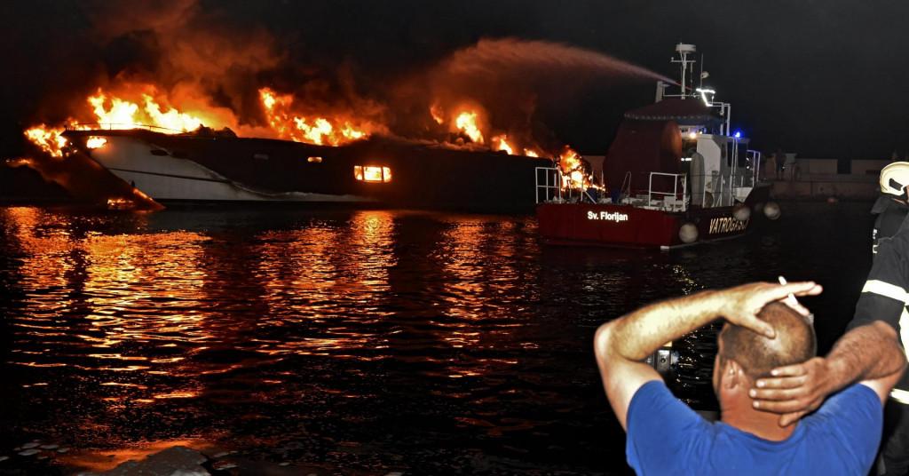 Izgorjelo pet jahti, vlasnik marine objasnio kako je sve krenulo: Uzrok je ljudski faktor