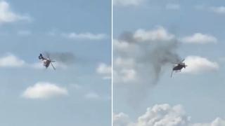 Snimak kruži internetom: Srušio se helikopter na stambenu zgradu na Floridi