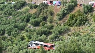 Teška nesreća kod Makarske: Autobus sletio u provaliju