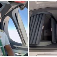 Pilot pokazao gdje spava u avionu, ljudi pišu: "Žao mi je što sam ovo vidio"